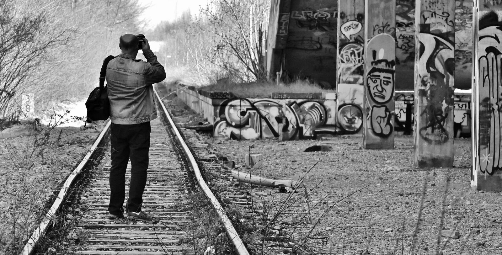 Nikon D7200 sample photo. Disused railway line, railway photography