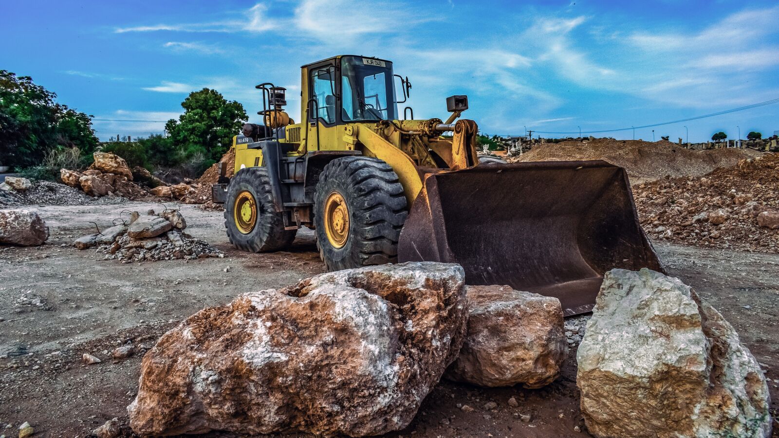 Nikon D3300 sample photo. Bulldozer, heavy machine, construction photography