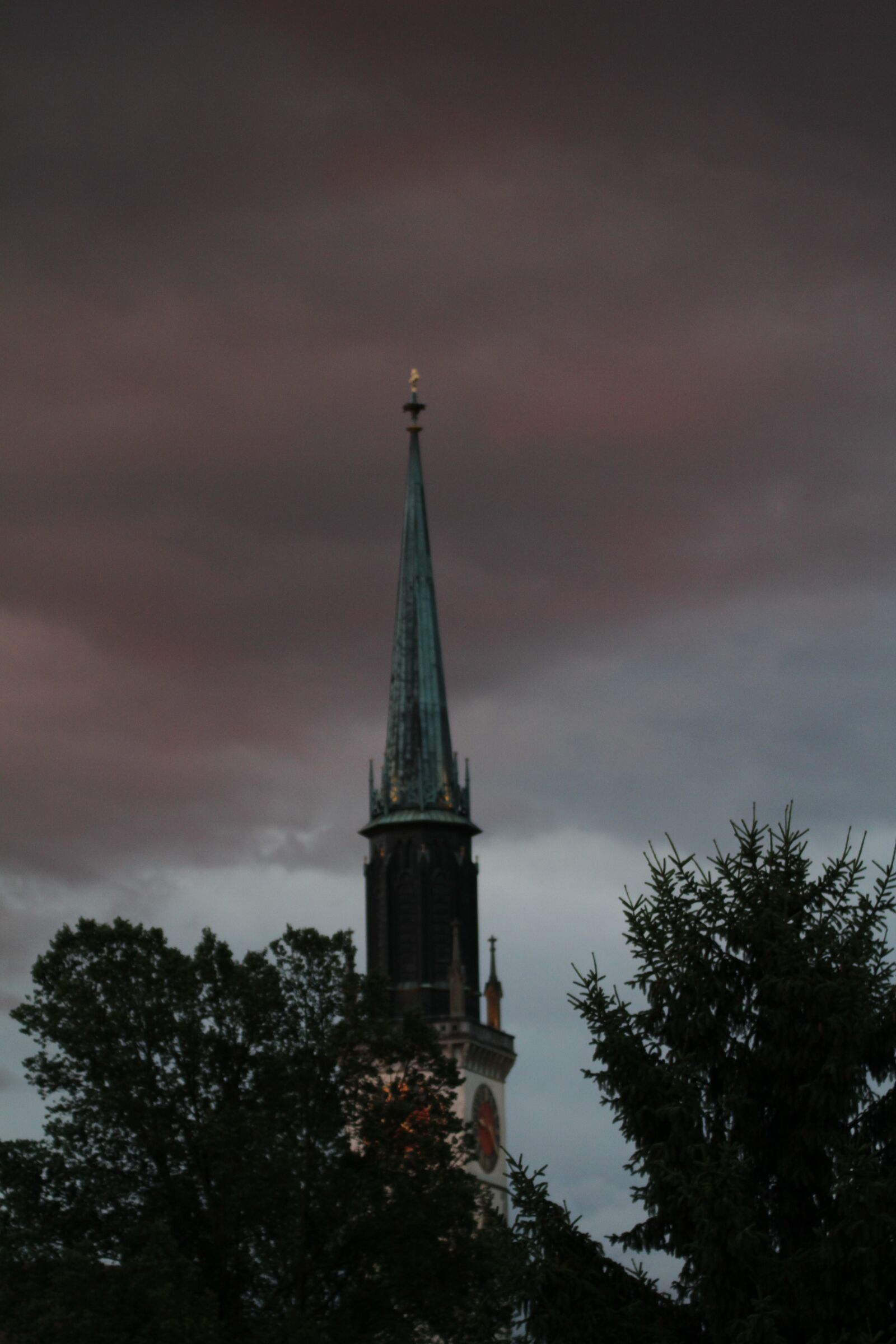 Canon EOS 7D sample photo. Church of cham, dusk photography