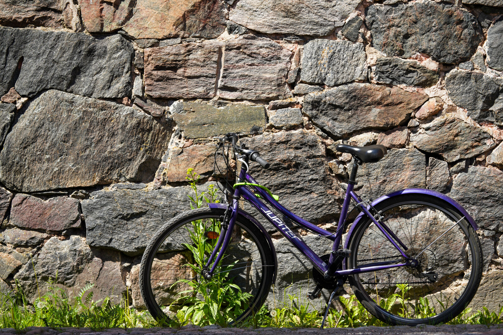 Sony a7R IV sample photo. Bicycle next to the photography