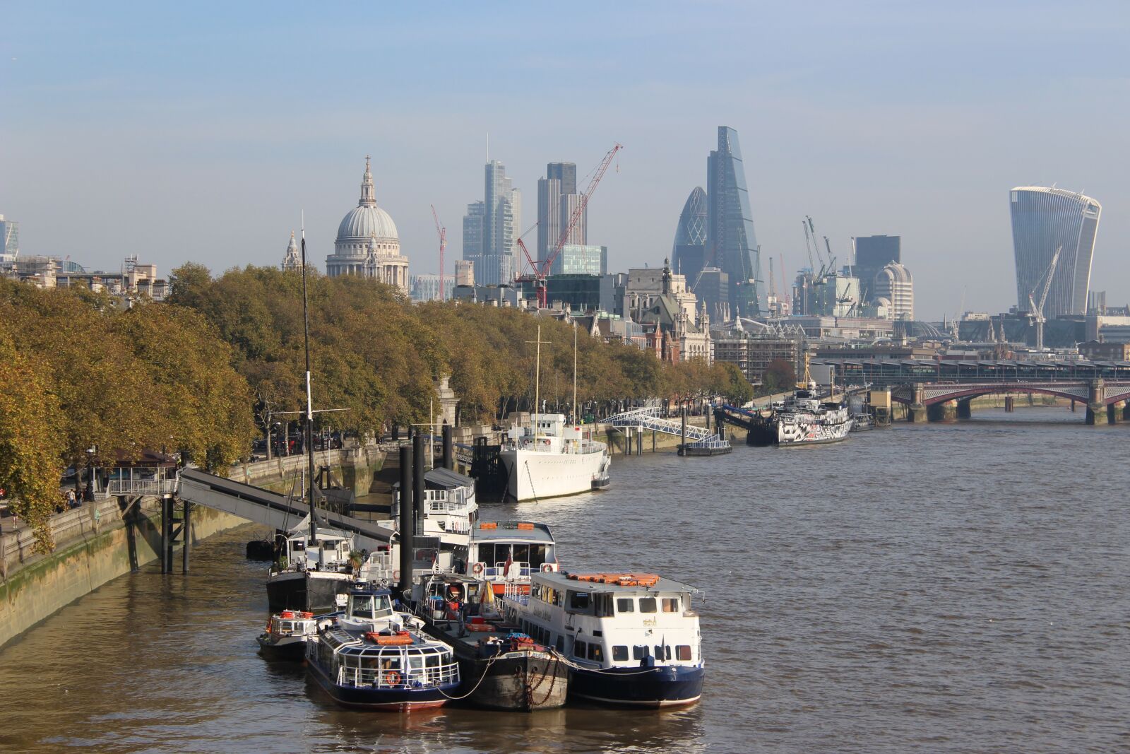 Canon EOS 100D (EOS Rebel SL1 / EOS Kiss X7) sample photo. Thames, transport, river photography