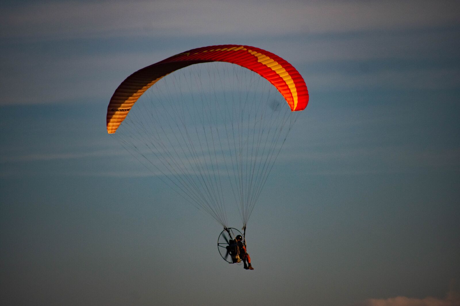 Nikon D3400 sample photo. Paramotor, flight, paragliding photography