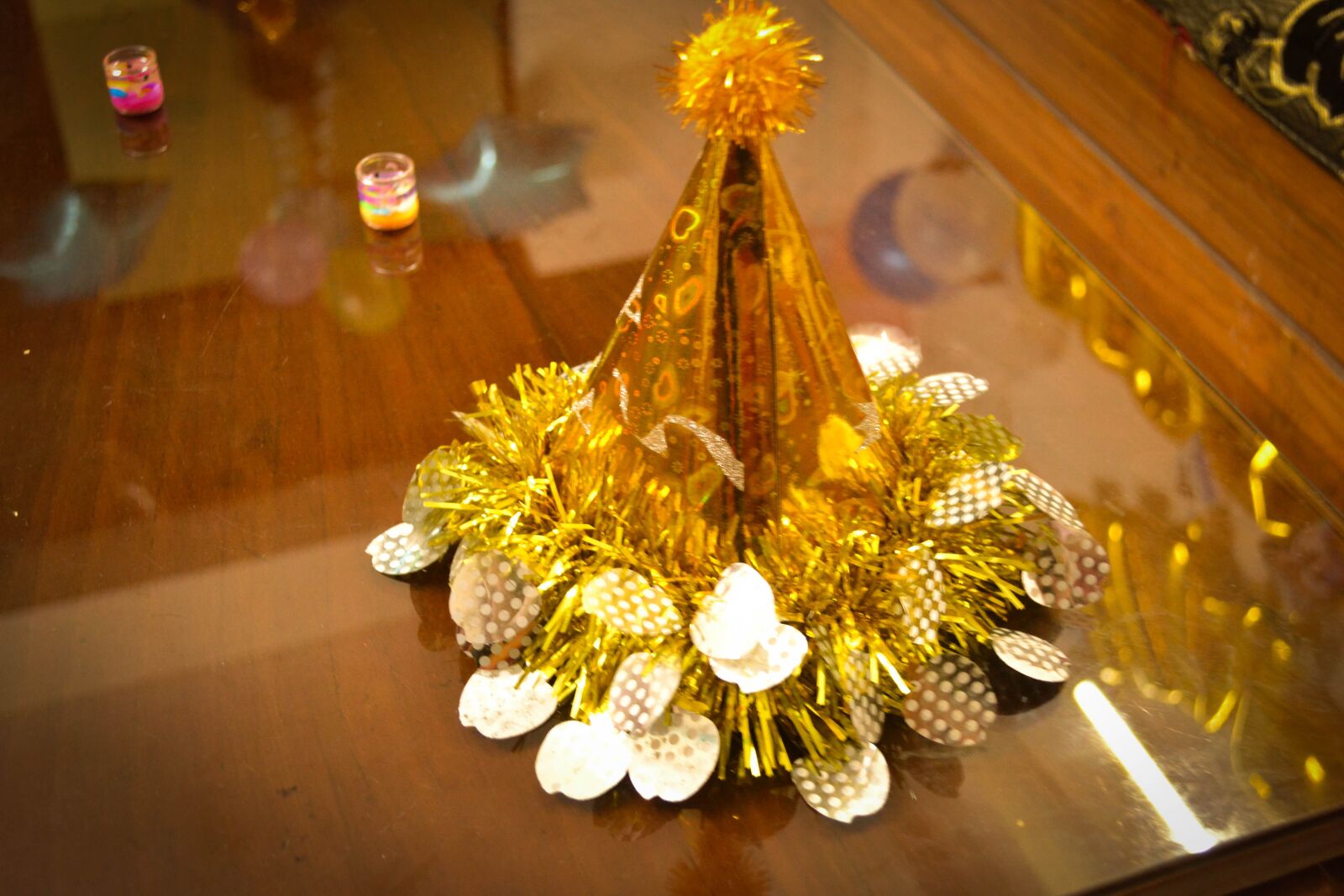 Nikon D3100 sample photo. Birthday, birthday cap, wizard photography