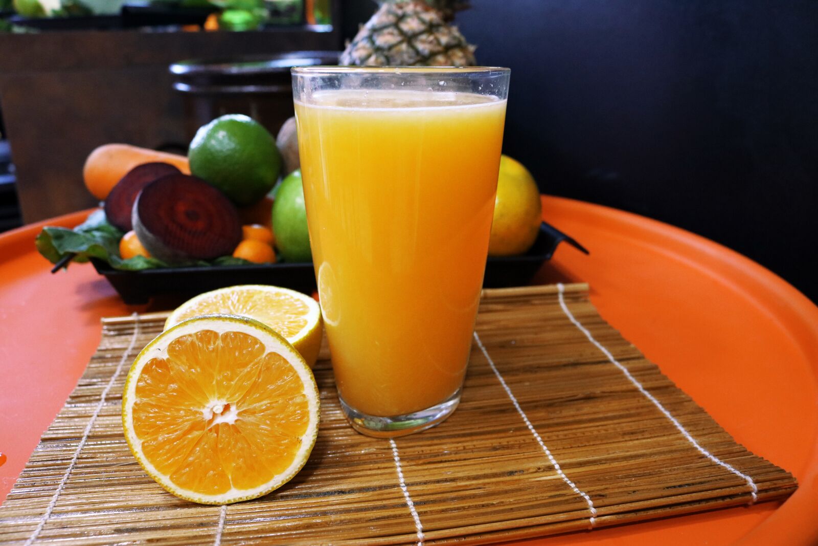 Canon EOS 750D (EOS Rebel T6i / EOS Kiss X8i) sample photo. Fruit, orange, fruit juice photography