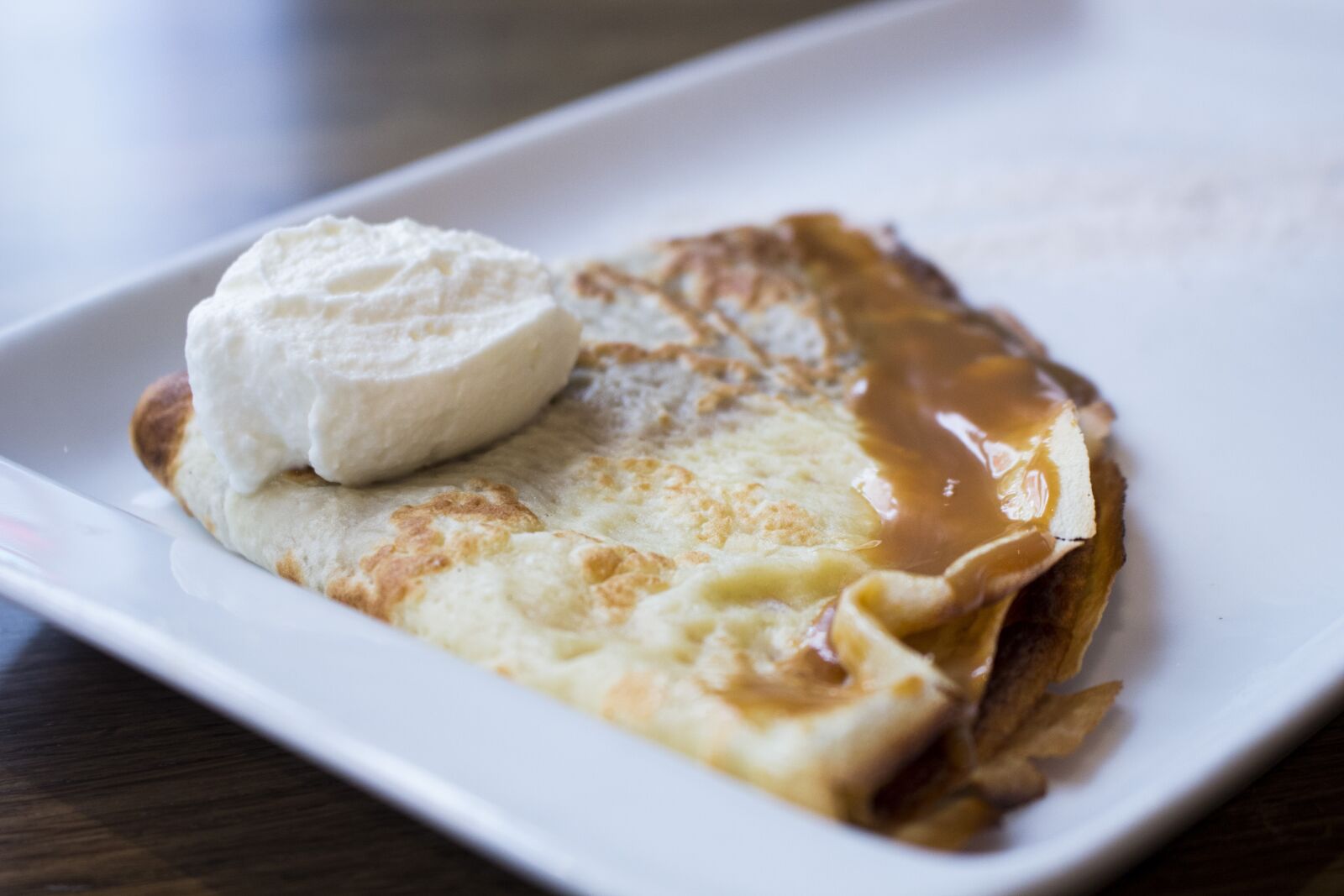 Canon EOS 700D (EOS Rebel T5i / EOS Kiss X7i) sample photo. Dessert, crepe, carmel photography