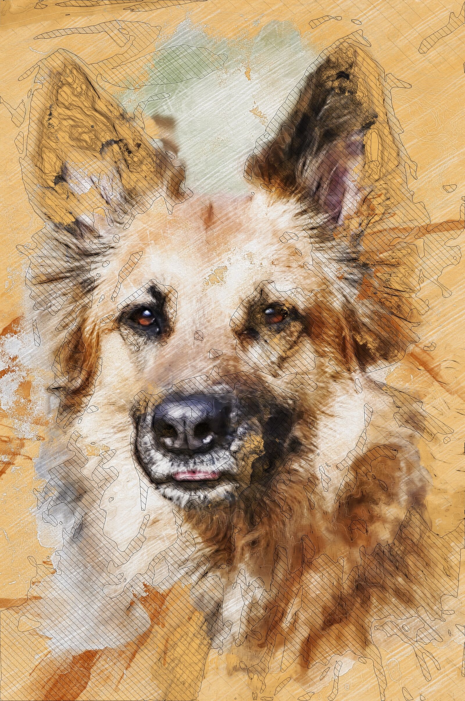 Nikon D90 sample photo. Dog, hybrid, brown photography