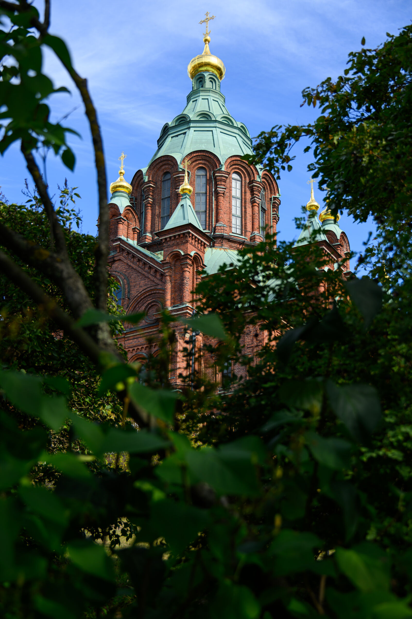 Nikon Z8 sample photo. Church behind trees photography