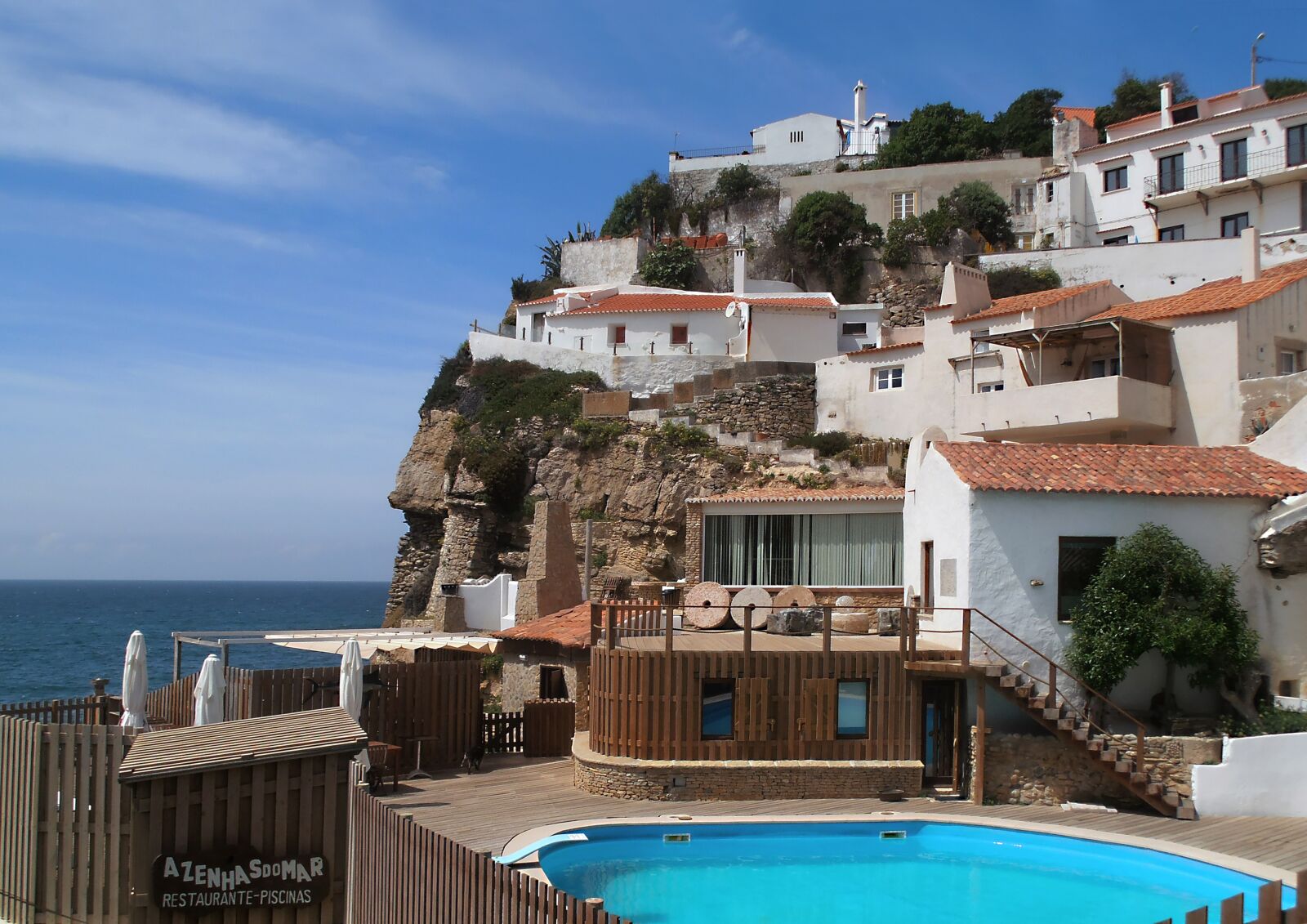 Olympus VR330,D730 sample photo. Vacations, portugal, coastal village photography