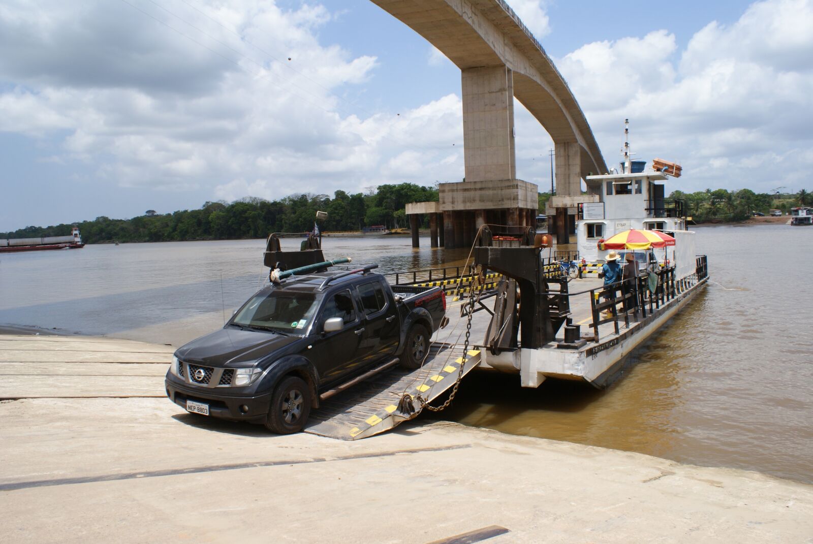 Sony Alpha DSLR-A300 sample photo. Amapá, ferry, trip photography