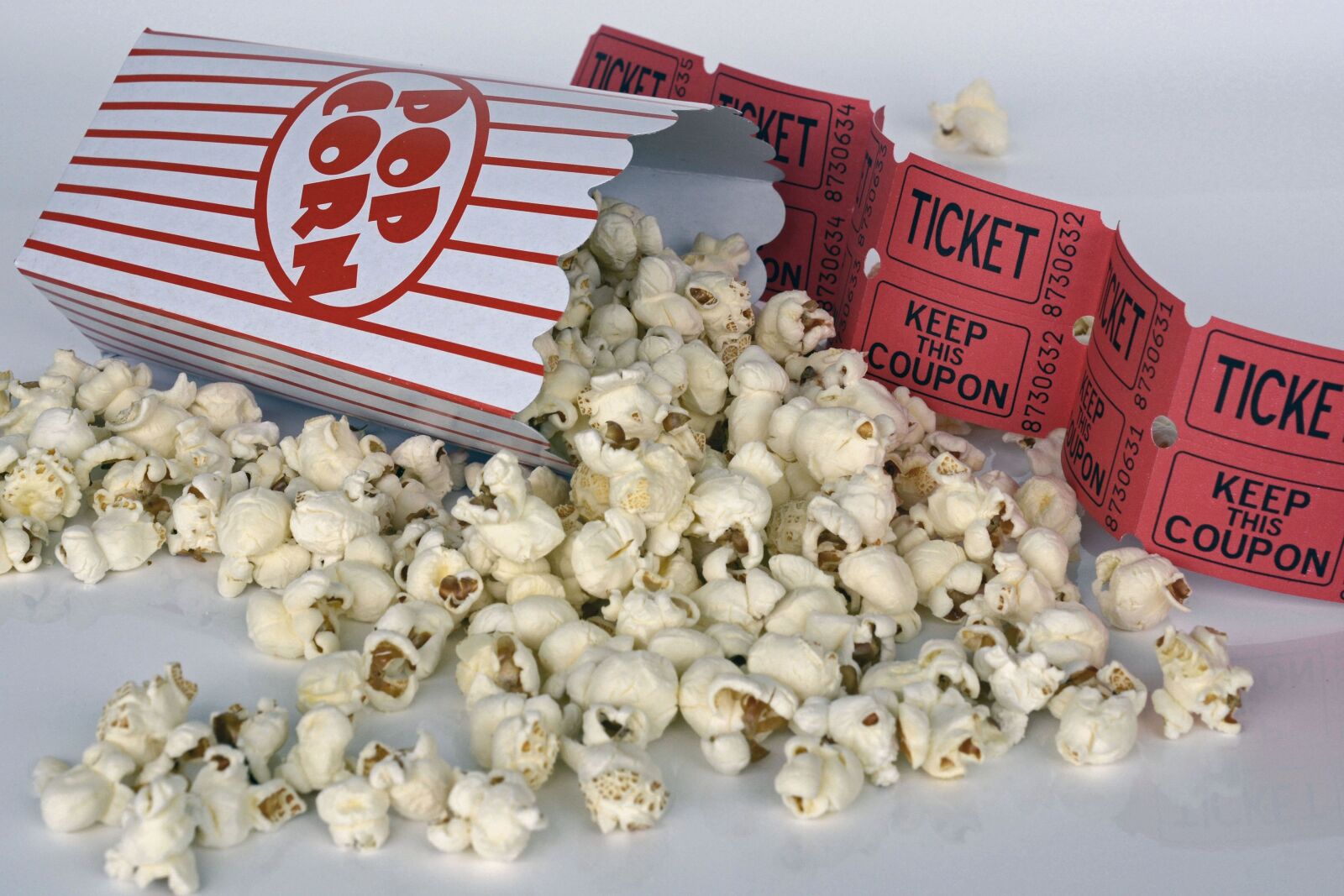Nikon D7100 sample photo. Popcorn, cinema, ticket photography