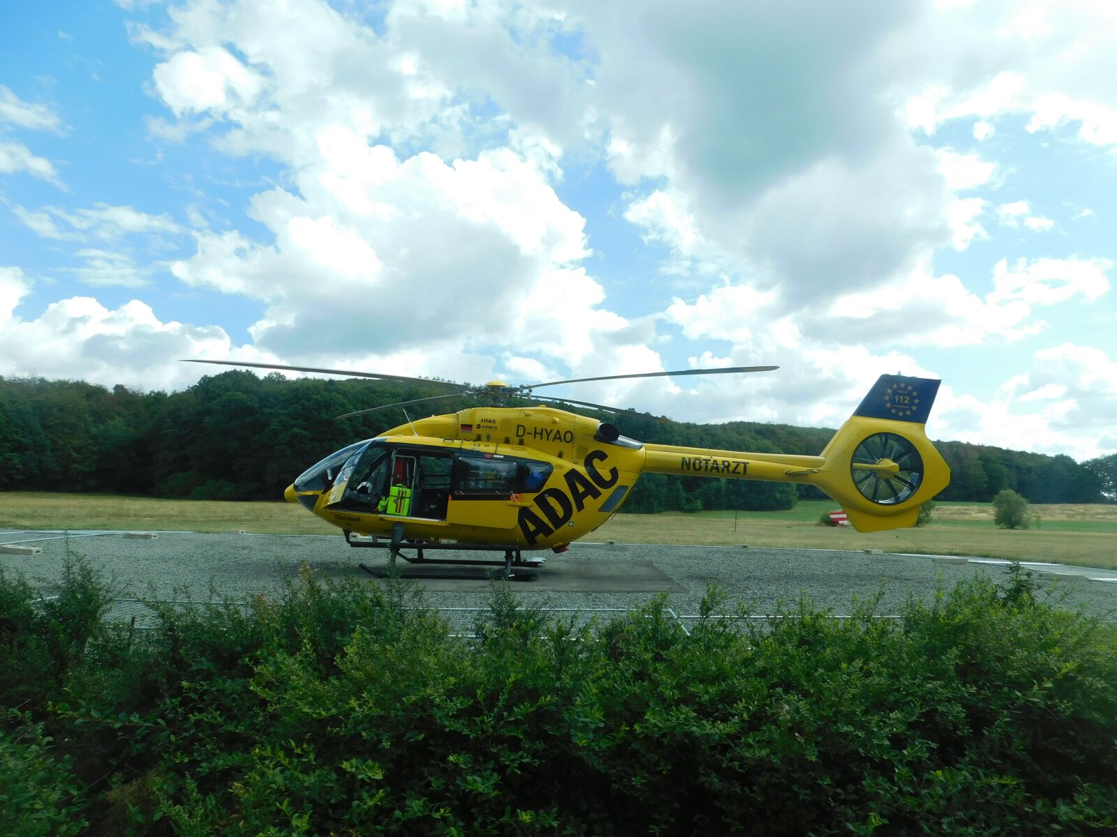 Nikon Coolpix B500 sample photo. Helicopter, adac, rescue helicopter photography