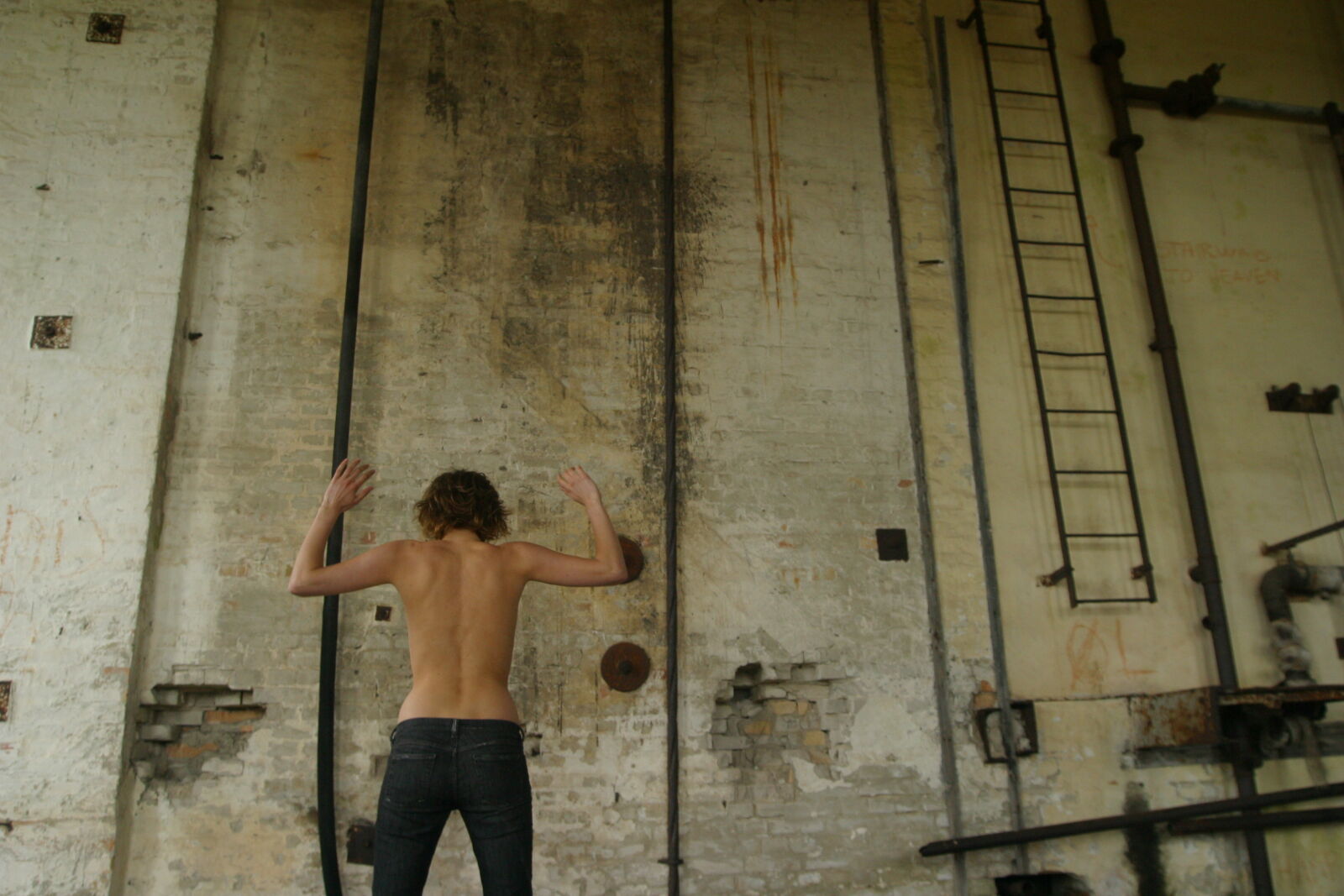 Canon EOS D60 sample photo. Back, girl, naked, person photography