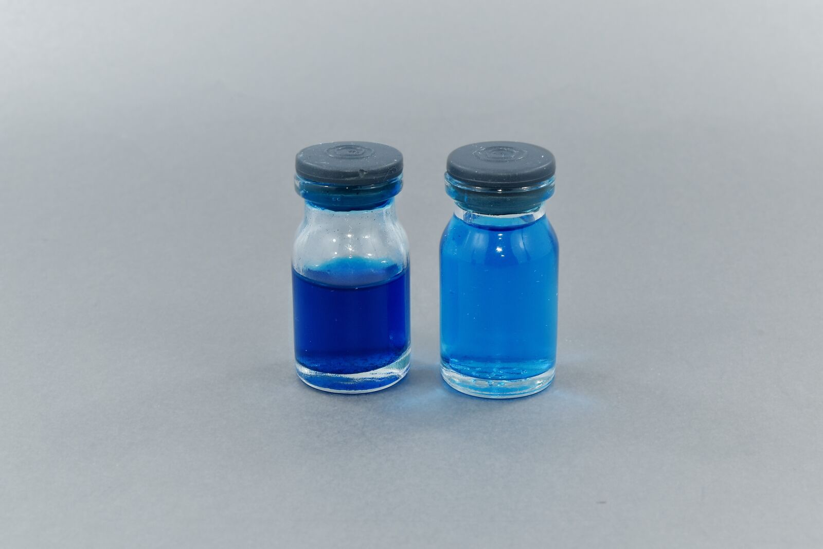 Nikon D5500 sample photo. Blue, bottles, chemical, chemistry photography