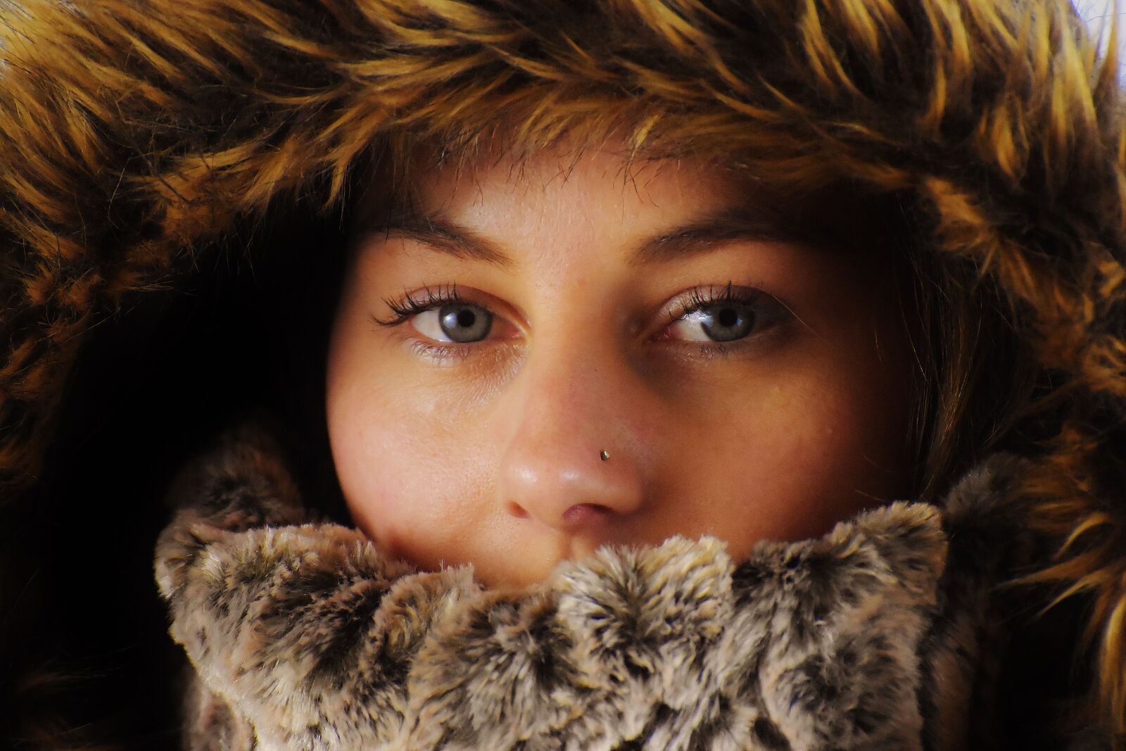 Nikon D7200 sample photo. Woman, winter, cold photography