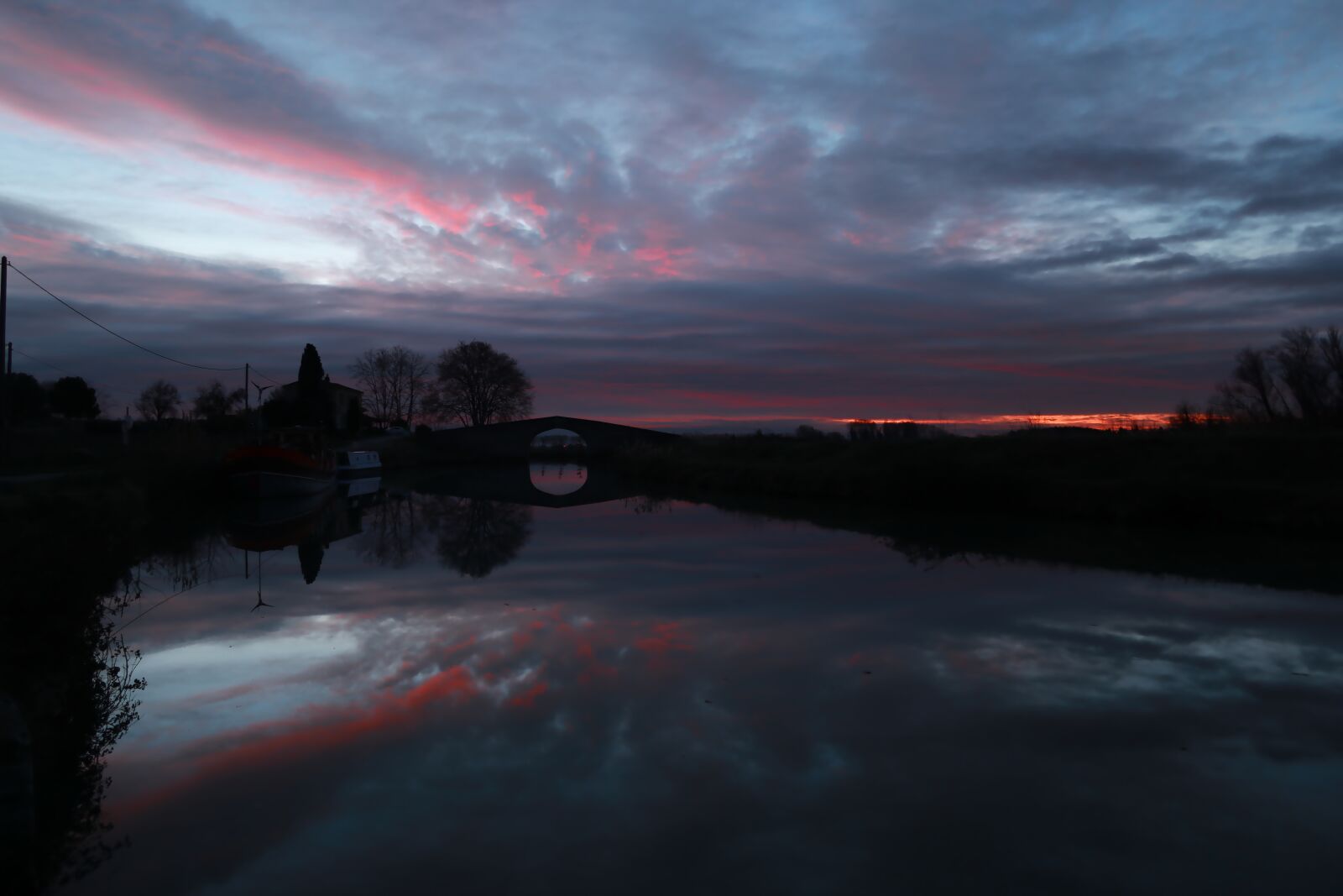 Canon PowerShot G1 X Mark III sample photo. Sunset, canal du midi photography
