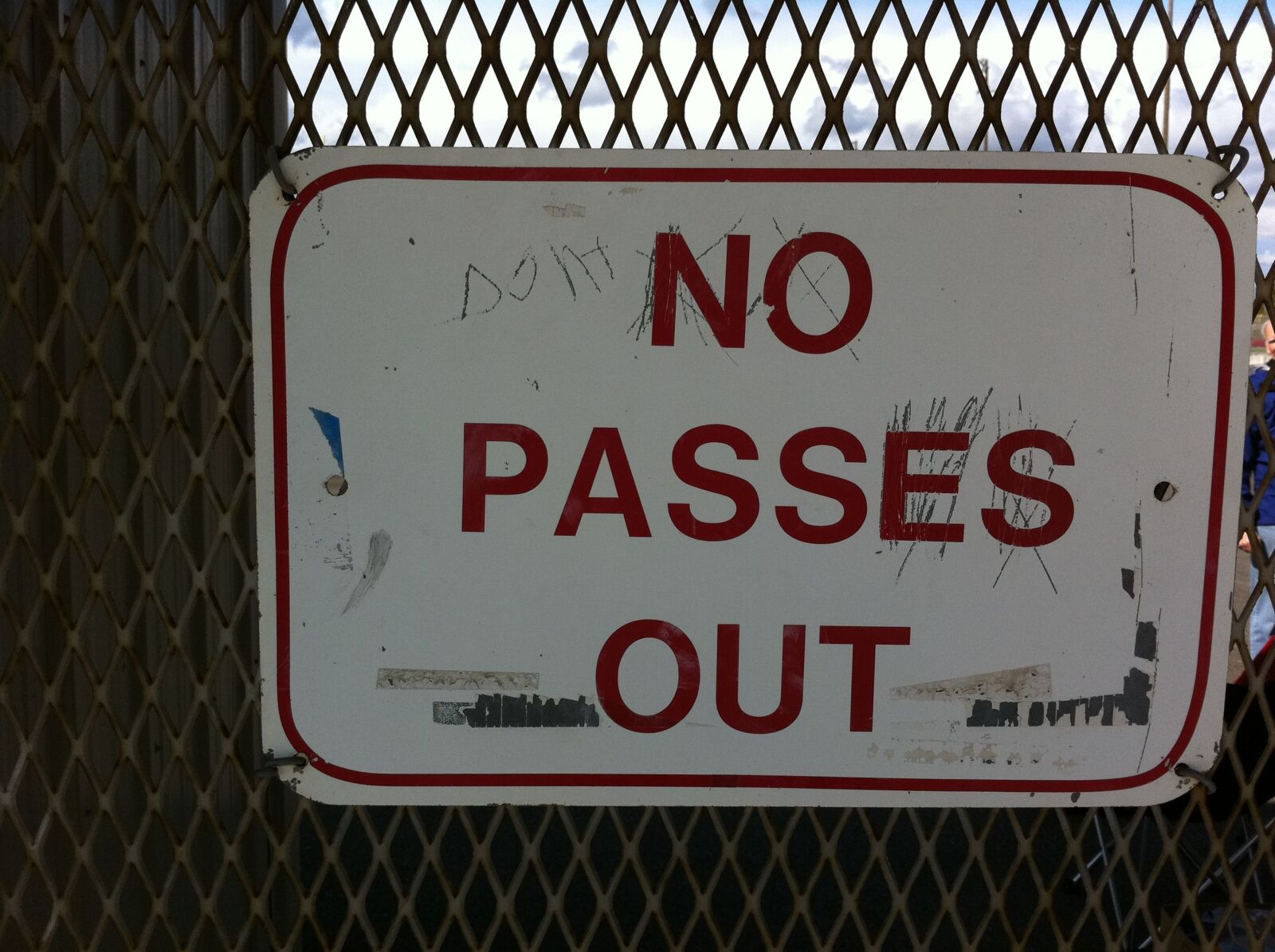 Apple iPhone 4 sample photo. Sign, pass, symbol photography