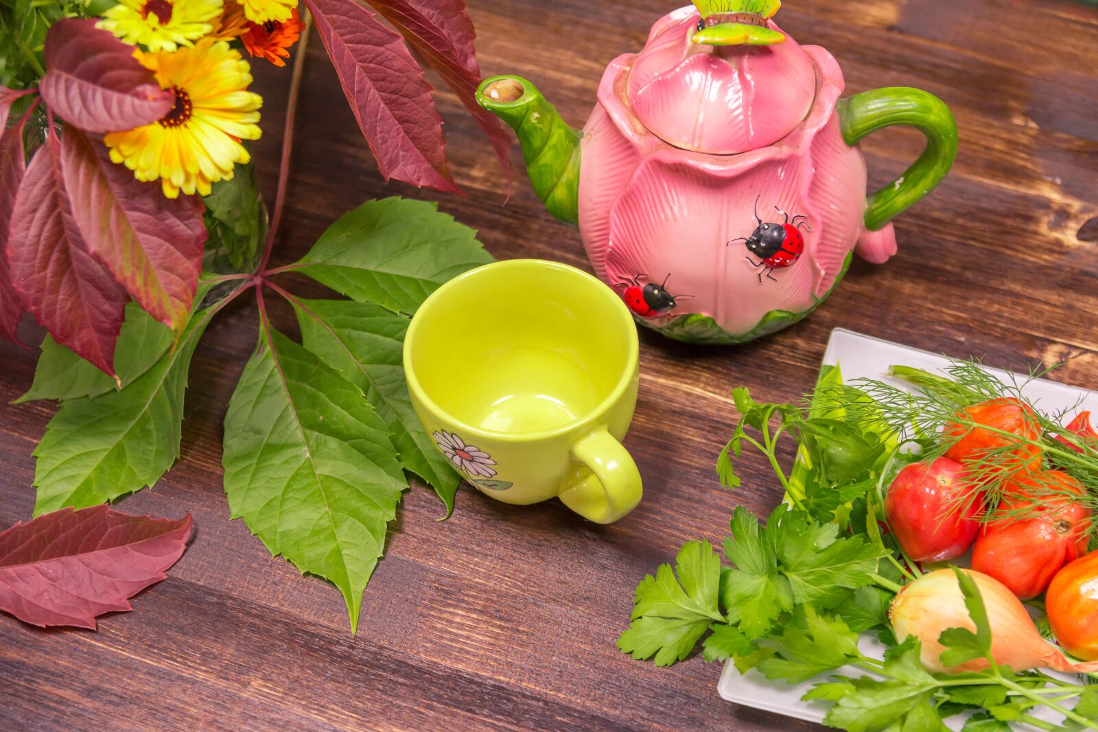 Nikon D7200 sample photo. Vegetables, salad, table photography