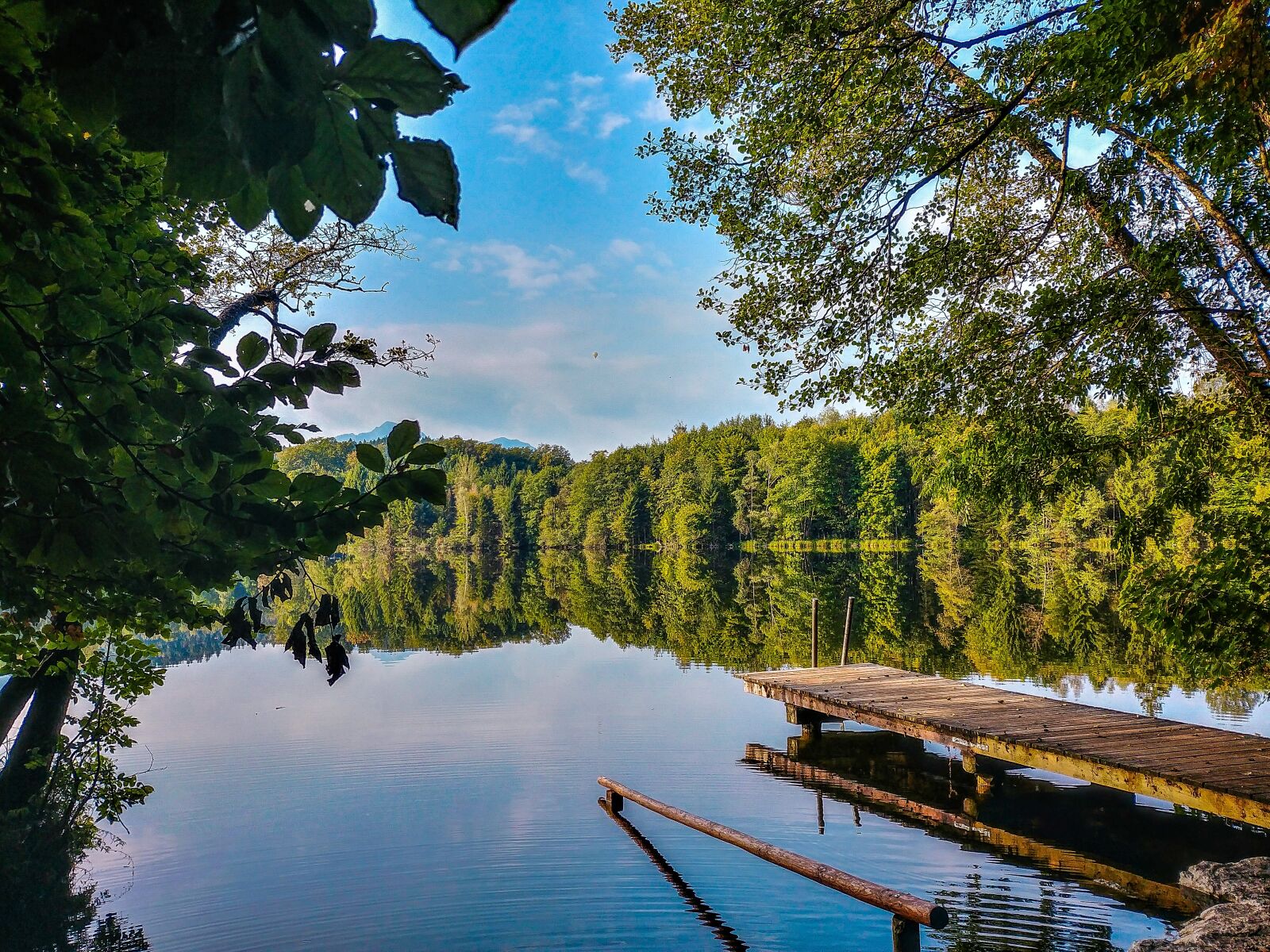 LG G6 sample photo. Web, lake, tüttensee photography