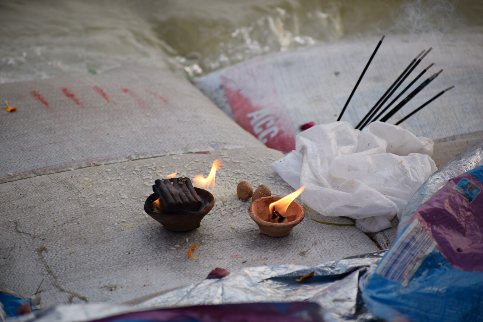 Nikon D3300 sample photo. Agarbatti, dhoop, burning photography