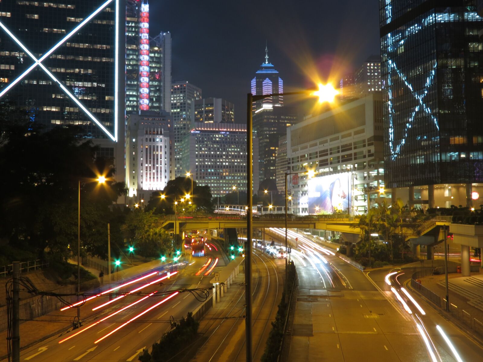 Canon PowerShot SX40 HS sample photo. Hongkong, china, night photography