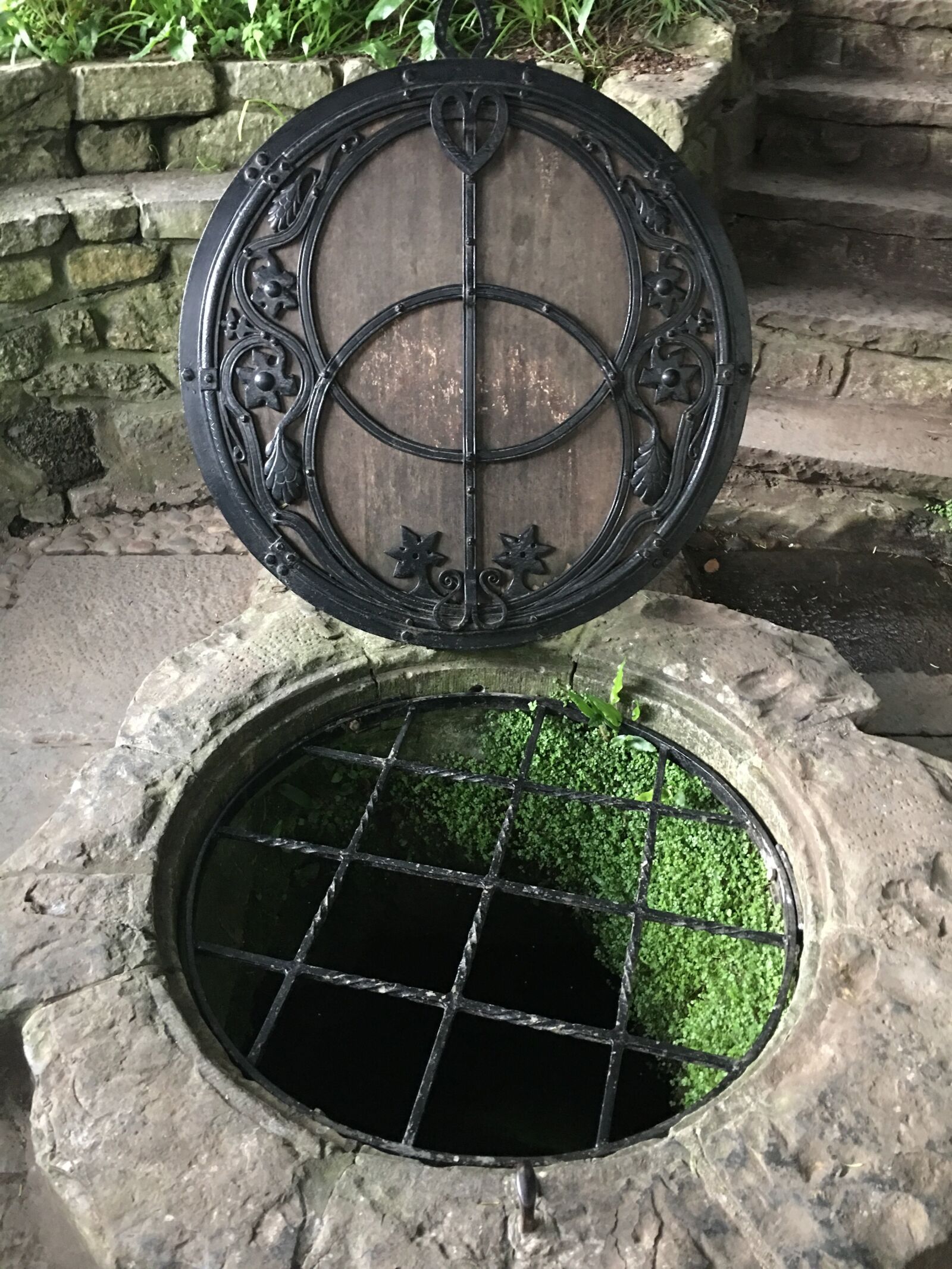 Apple iPhone 6s Plus sample photo. Glastonbury, red well, spiritual photography