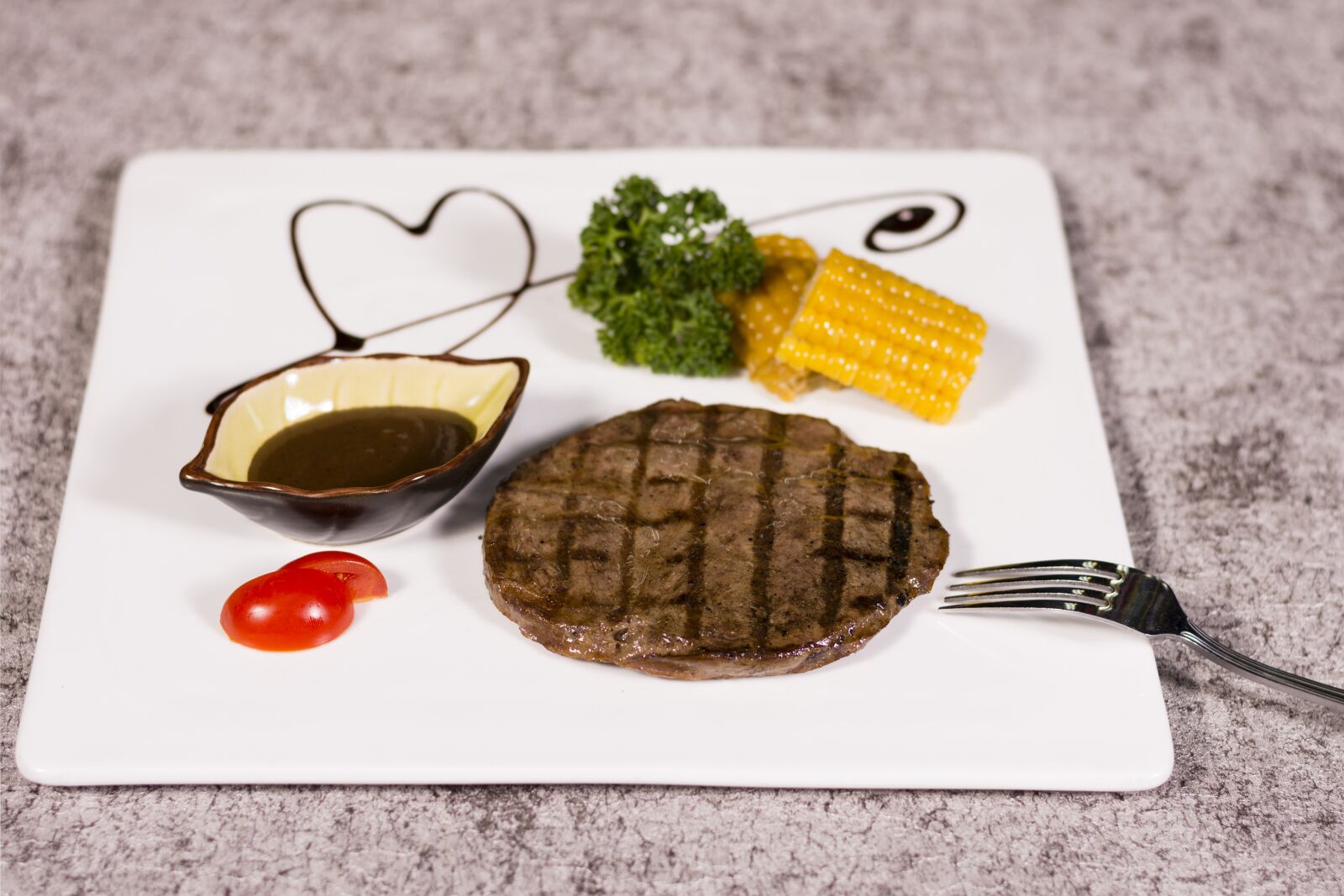 Nikon D7200 sample photo. Steak, fast food, fork photography