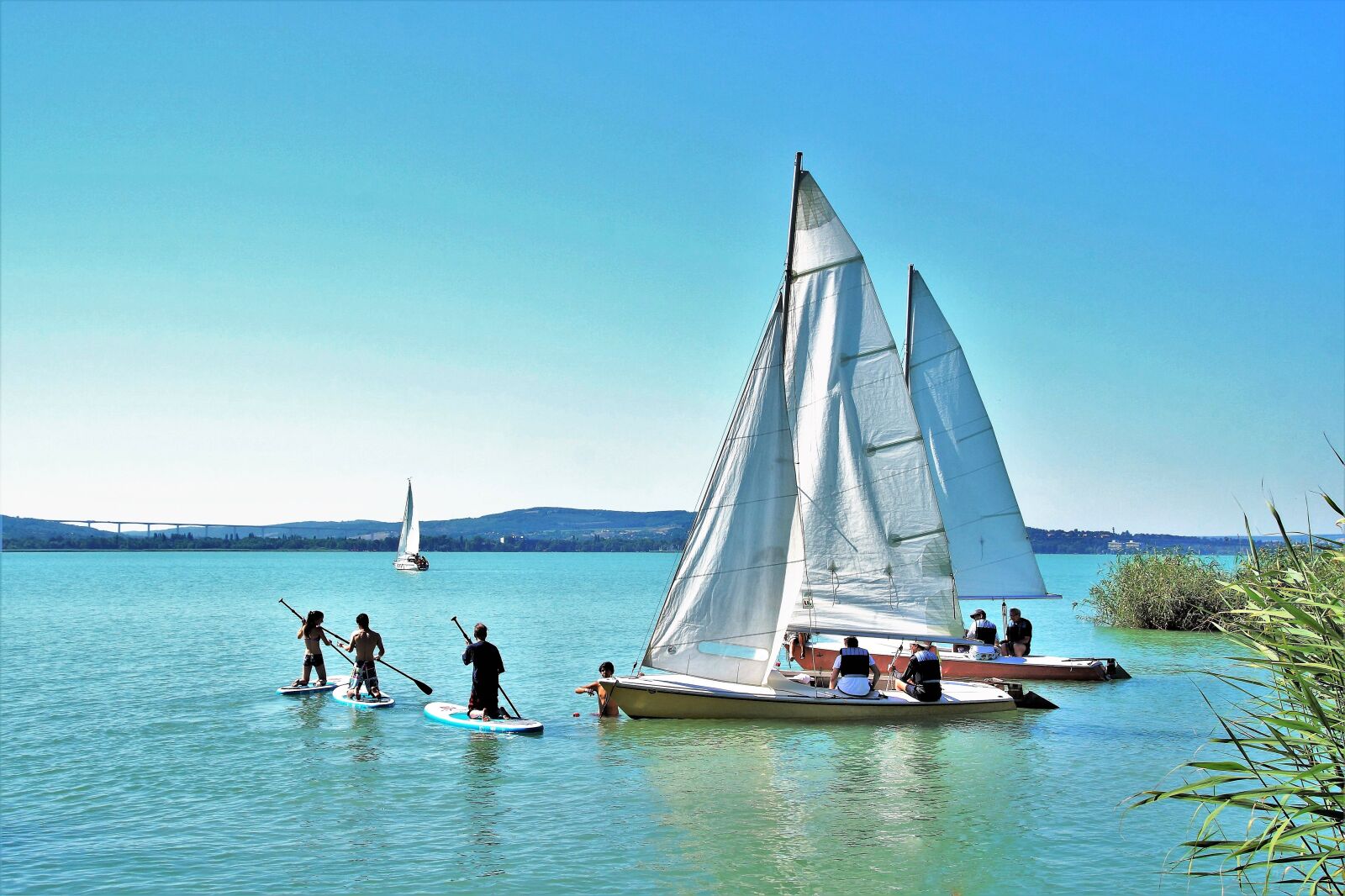 Sony SLT-A58 sample photo. Sailing boat, ship, balaton photography