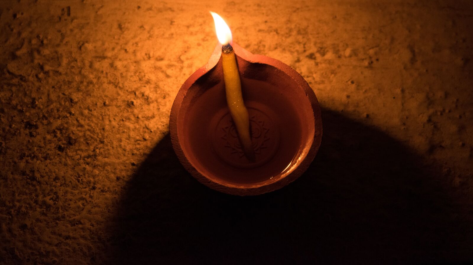 Nikon D3300 sample photo. Light, diya, diwali photography