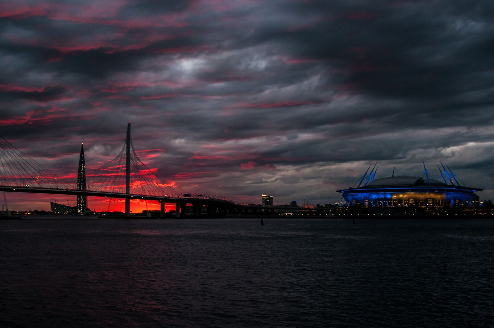 Nikon D300S sample photo. St petersburg russia, sunset photography
