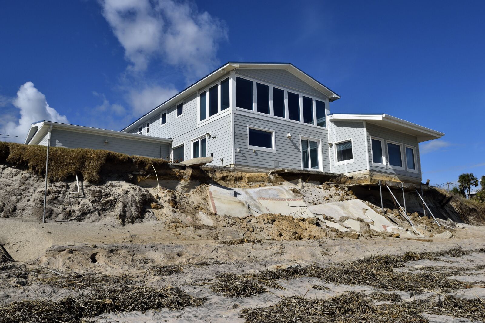 Nikon D3300 sample photo. Beach erosion, hurricane matthew photography