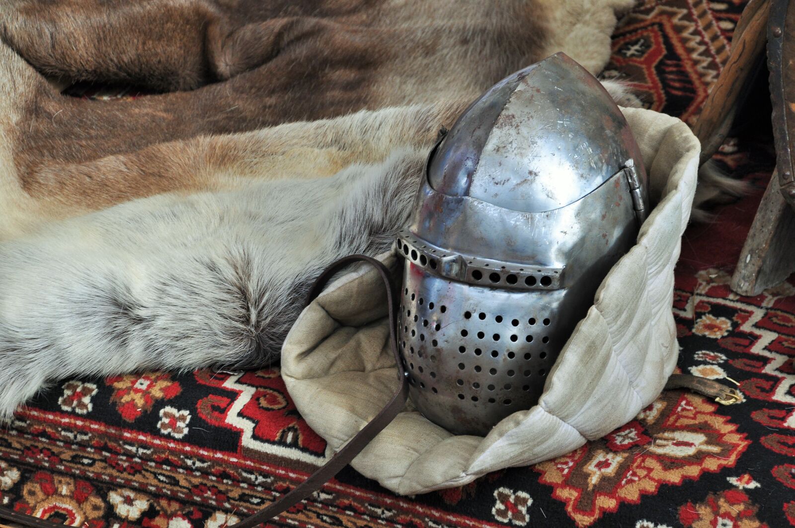 Nikon D90 sample photo. Helmet, helm, medieval helmet photography