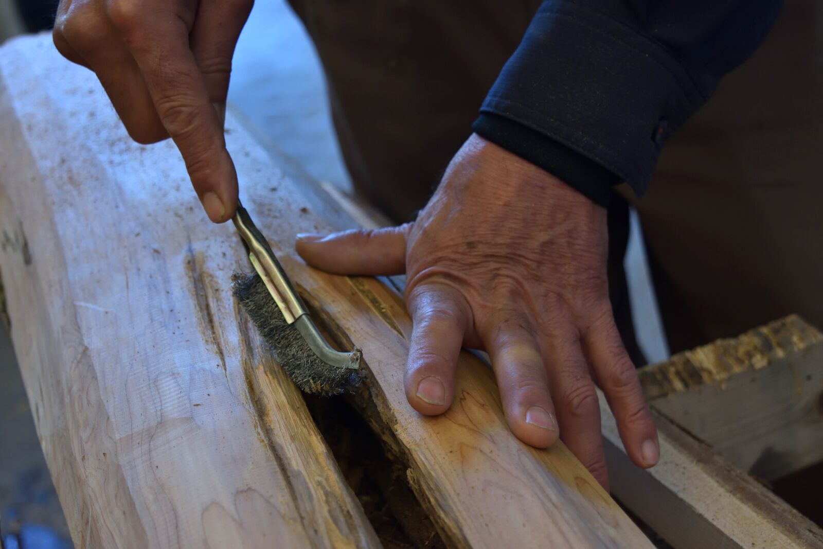 Nikon D3500 sample photo. Craftsman, woodwork, equipment photography