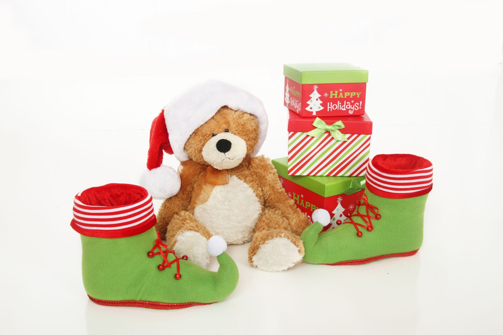 Canon EOS 7D sample photo. Christmas decorations, teddy bear photography