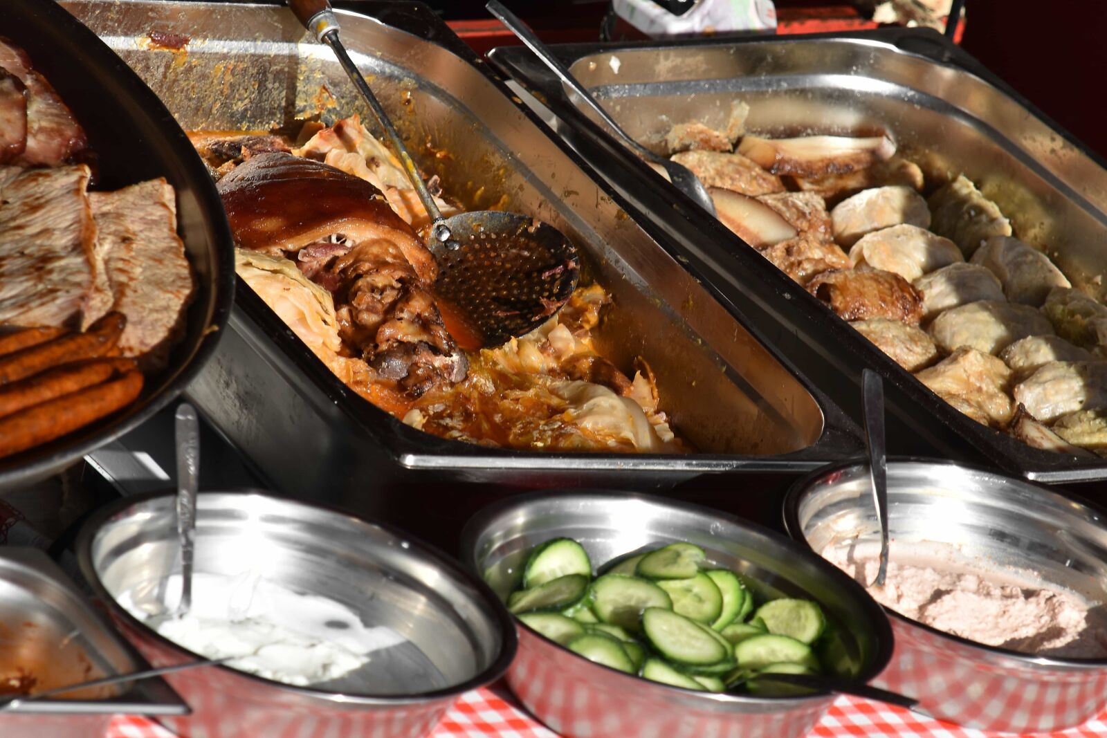 Nikon D5500 sample photo. Meat, pork loin, sausage photography