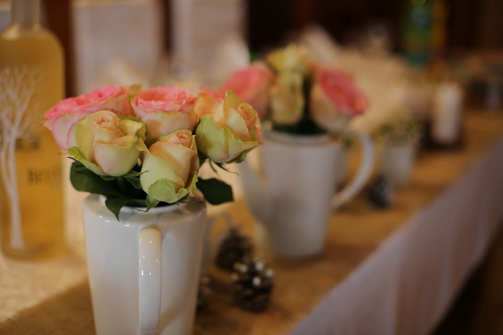 Canon EF 50mm F1.4 USM sample photo. Ceramics, vase, pitcher, arrangement photography