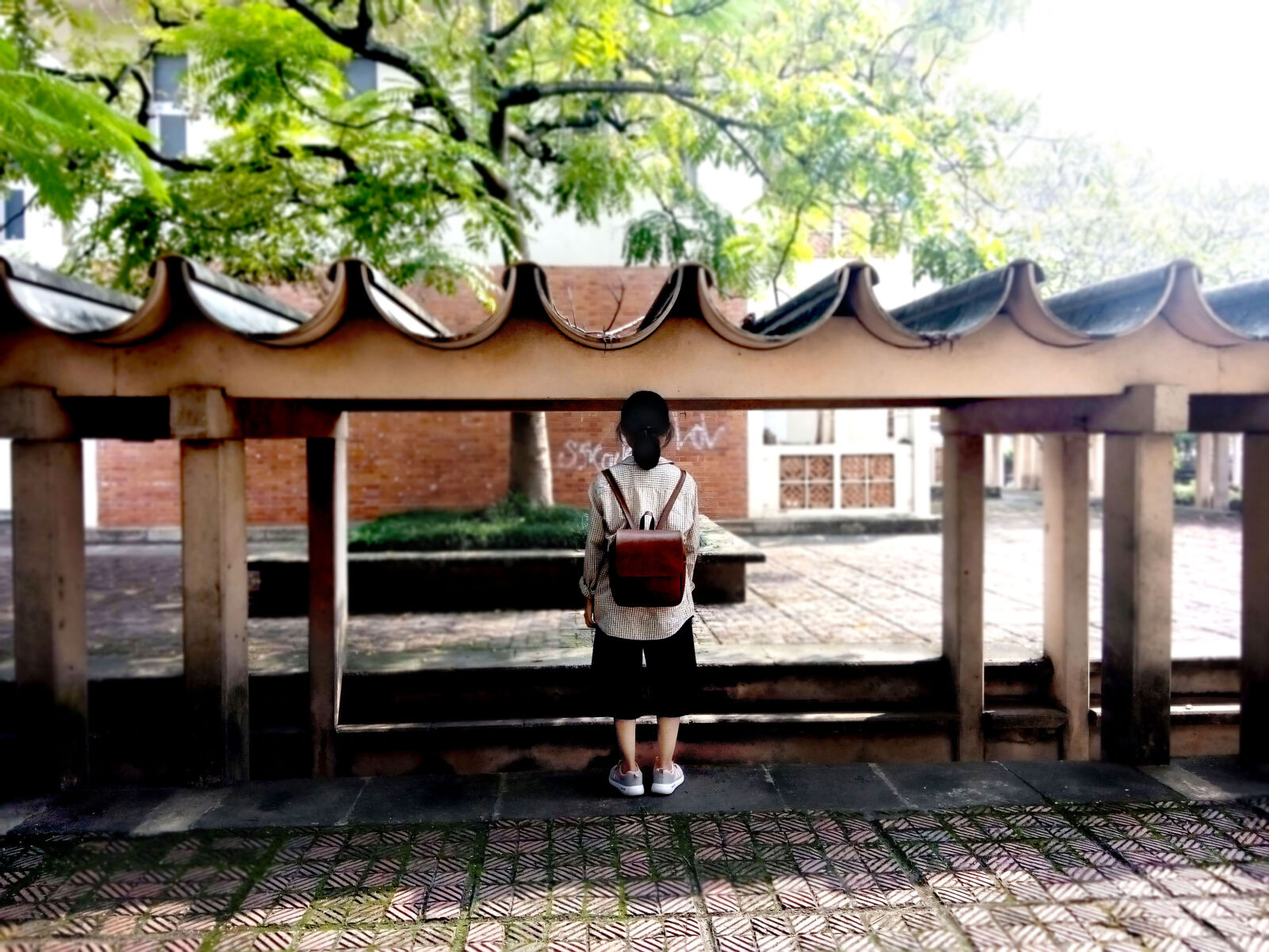 OPPO 1201 sample photo. Woman, wearing, white, shirt photography