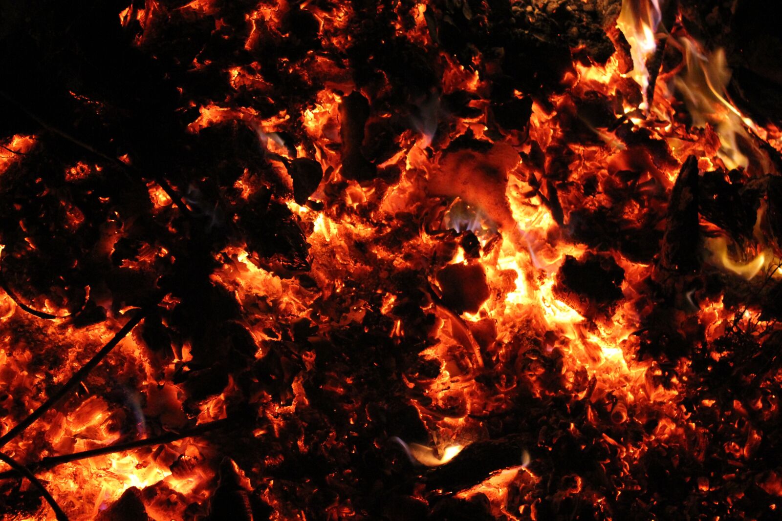 Canon EOS 550D (EOS Rebel T2i / EOS Kiss X4) sample photo. Fire, flame, embers photography