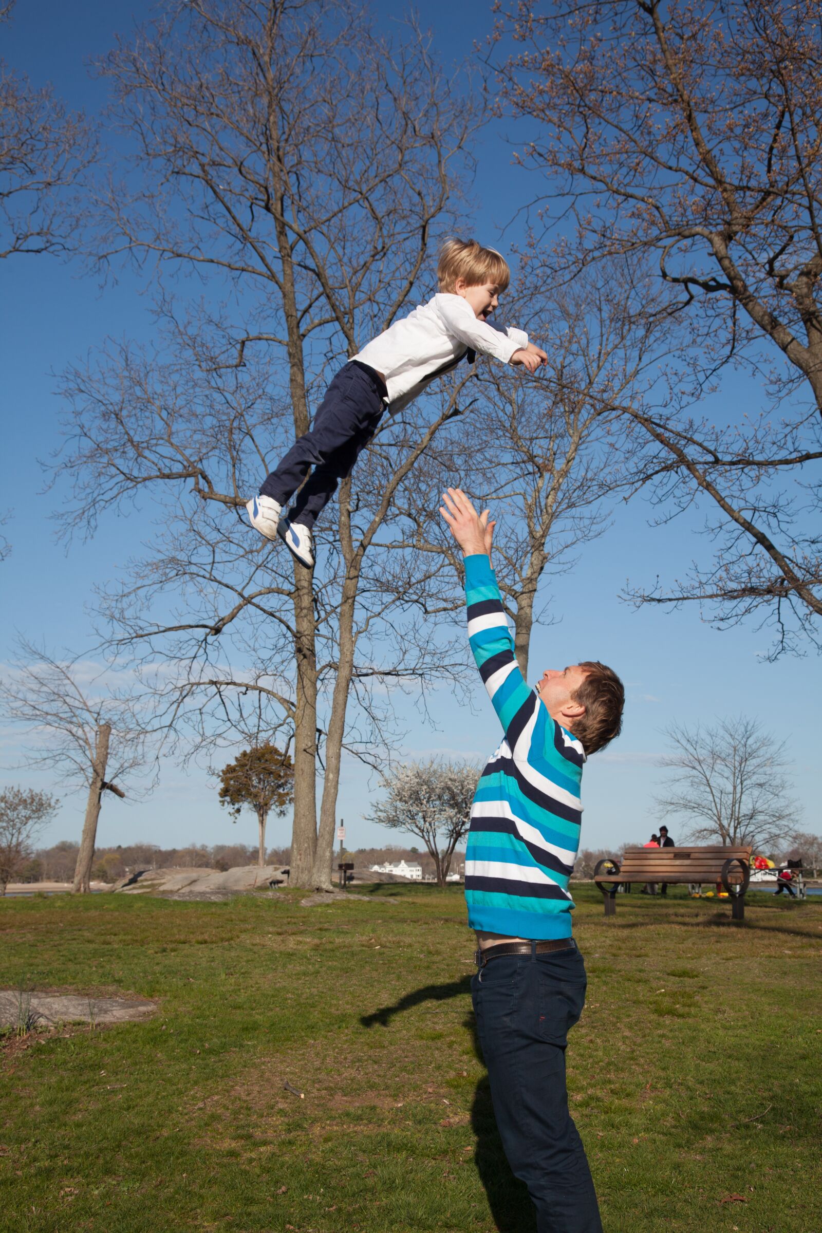 Canon EOS 5D Mark II sample photo. Happiness, dad, son photography