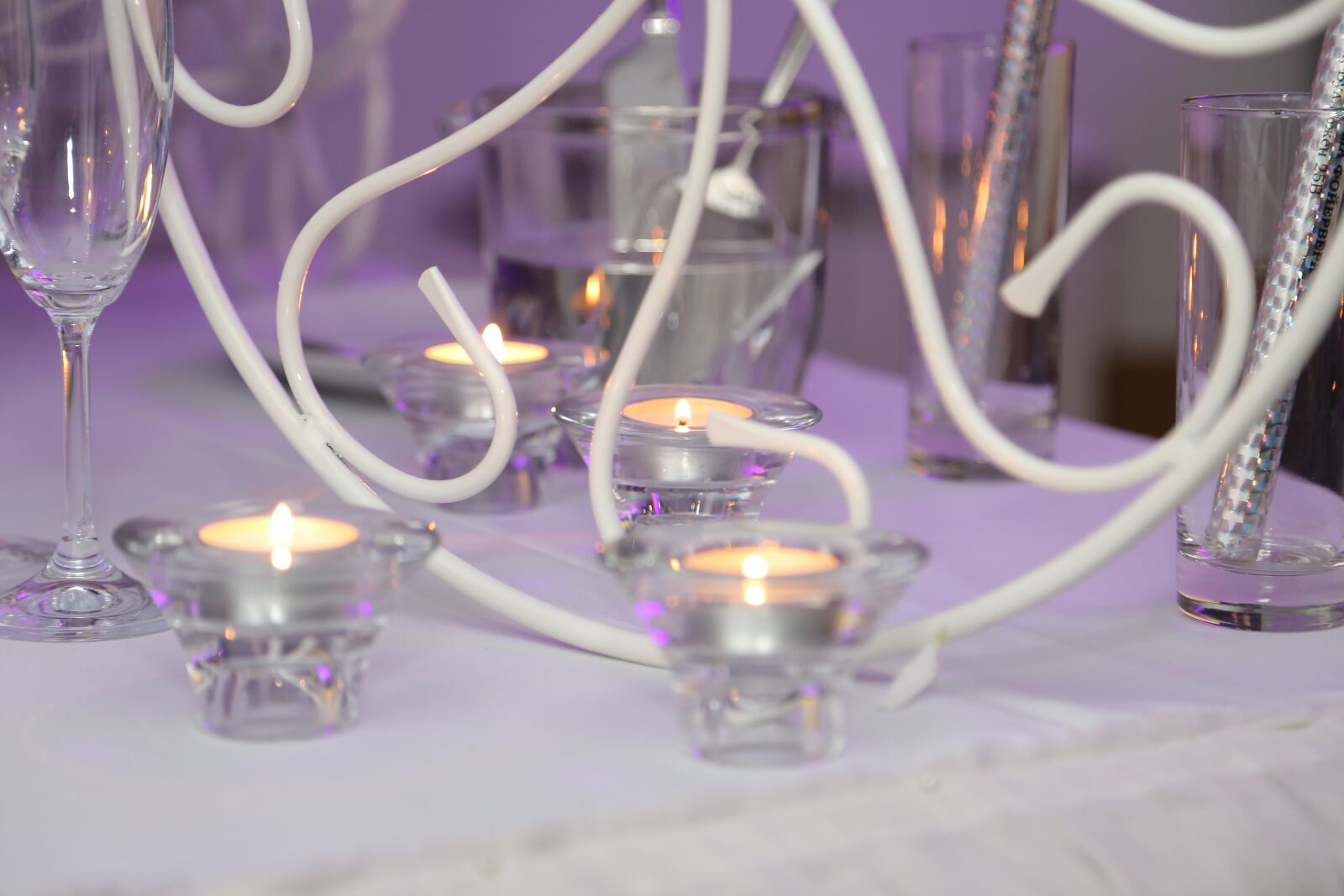 Canon EF 24-105mm F4L IS USM sample photo. Candlelight, candles, candlestick, dining photography