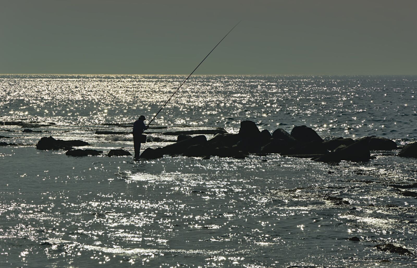 Nikon D3200 sample photo. Sea, water, angler photography