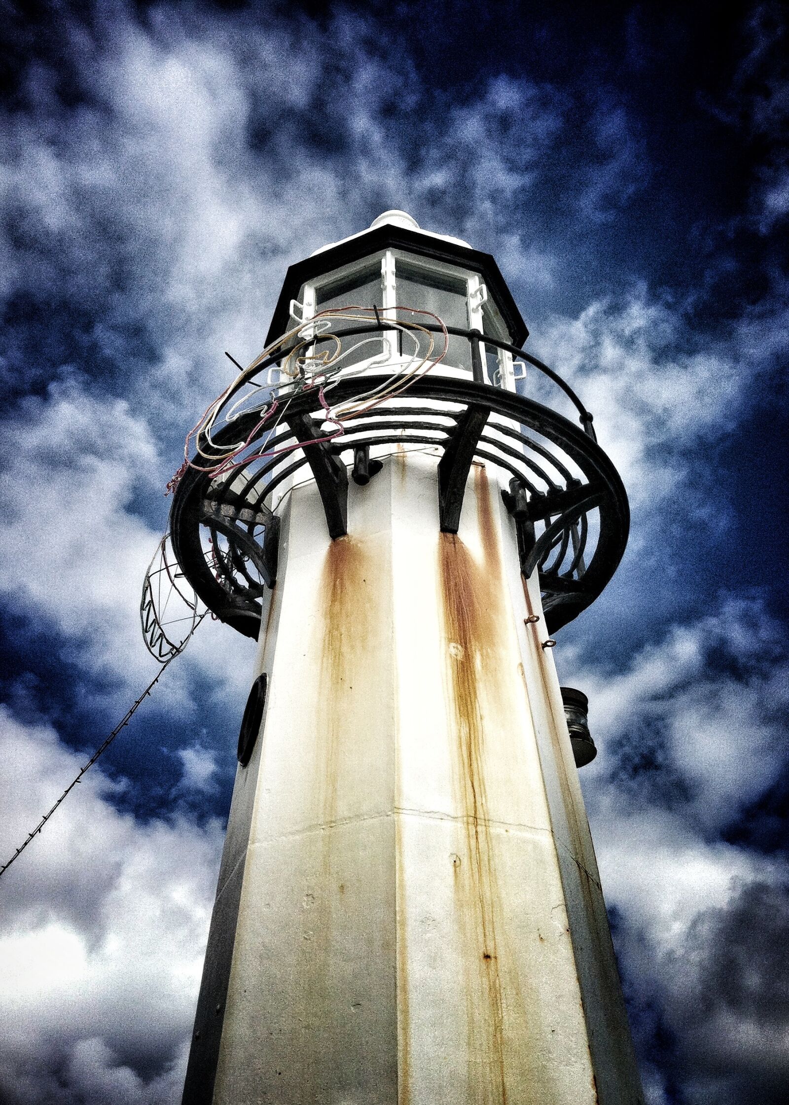 Apple iPhone 4 sample photo. Lighthouse, sky, coastline photography