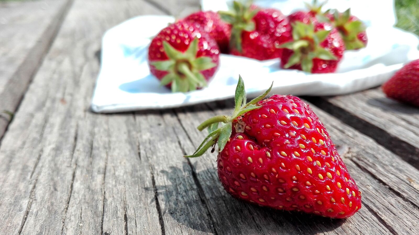 HUAWEI P8 Lite sample photo. Strawberry, food, crops photography