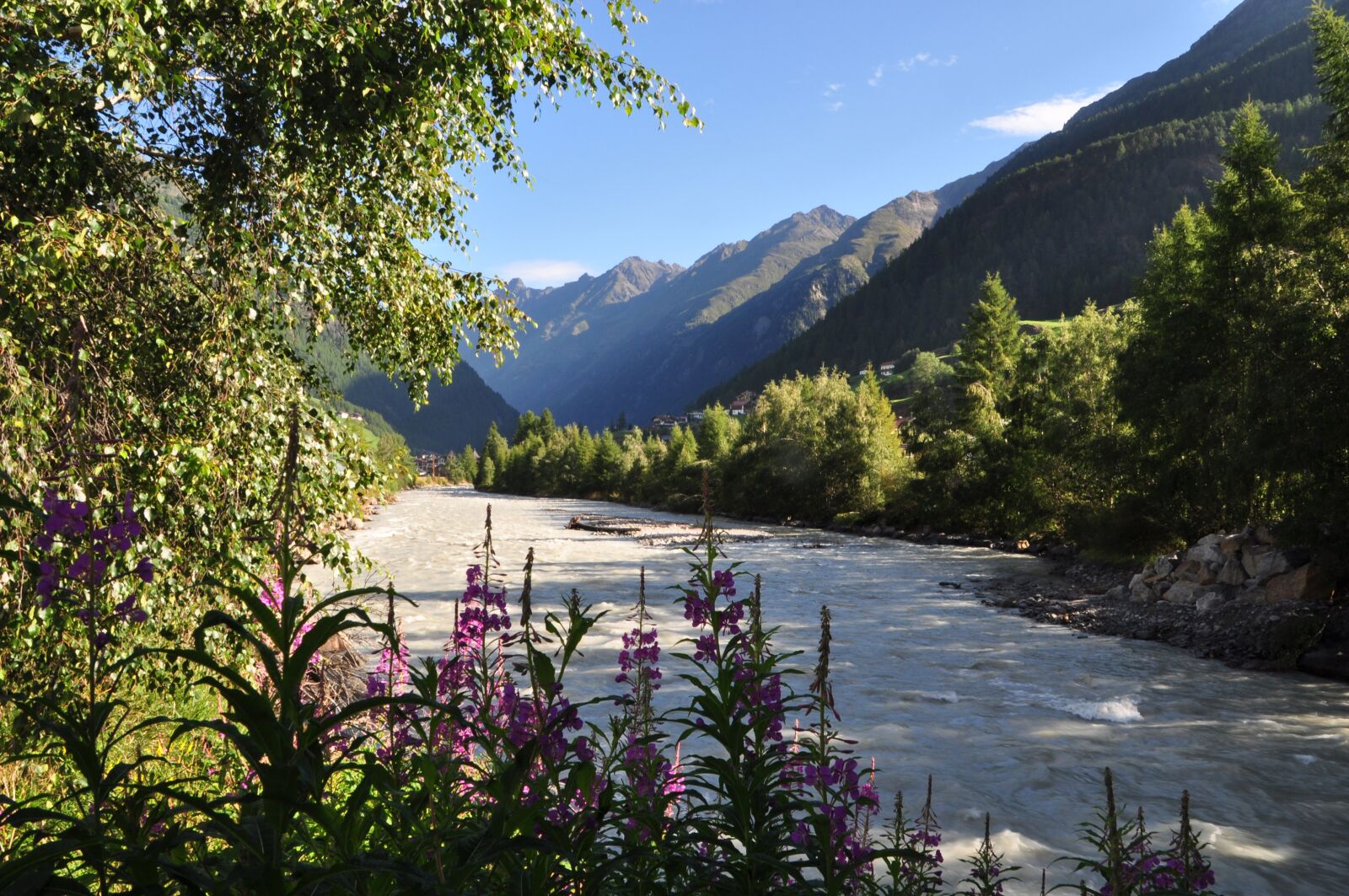 Nikon D90 sample photo. Mountains, river, holiday photography