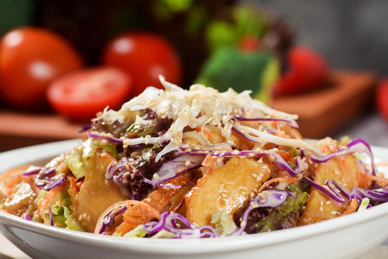Nikon D7100 sample photo. Salad, vitamin, fresh salad photography