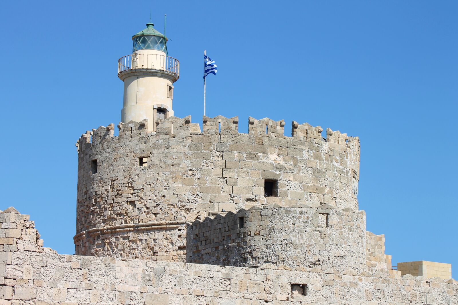 Canon EF 28-80mm f/3.5-5.6 sample photo. Agios nikolaos castle, mandraki photography