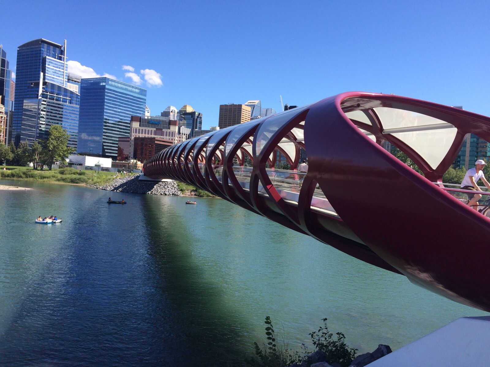 iPhone 5s back camera 4.15mm f/2.2 sample photo. Calgary, alberta, bridge photography