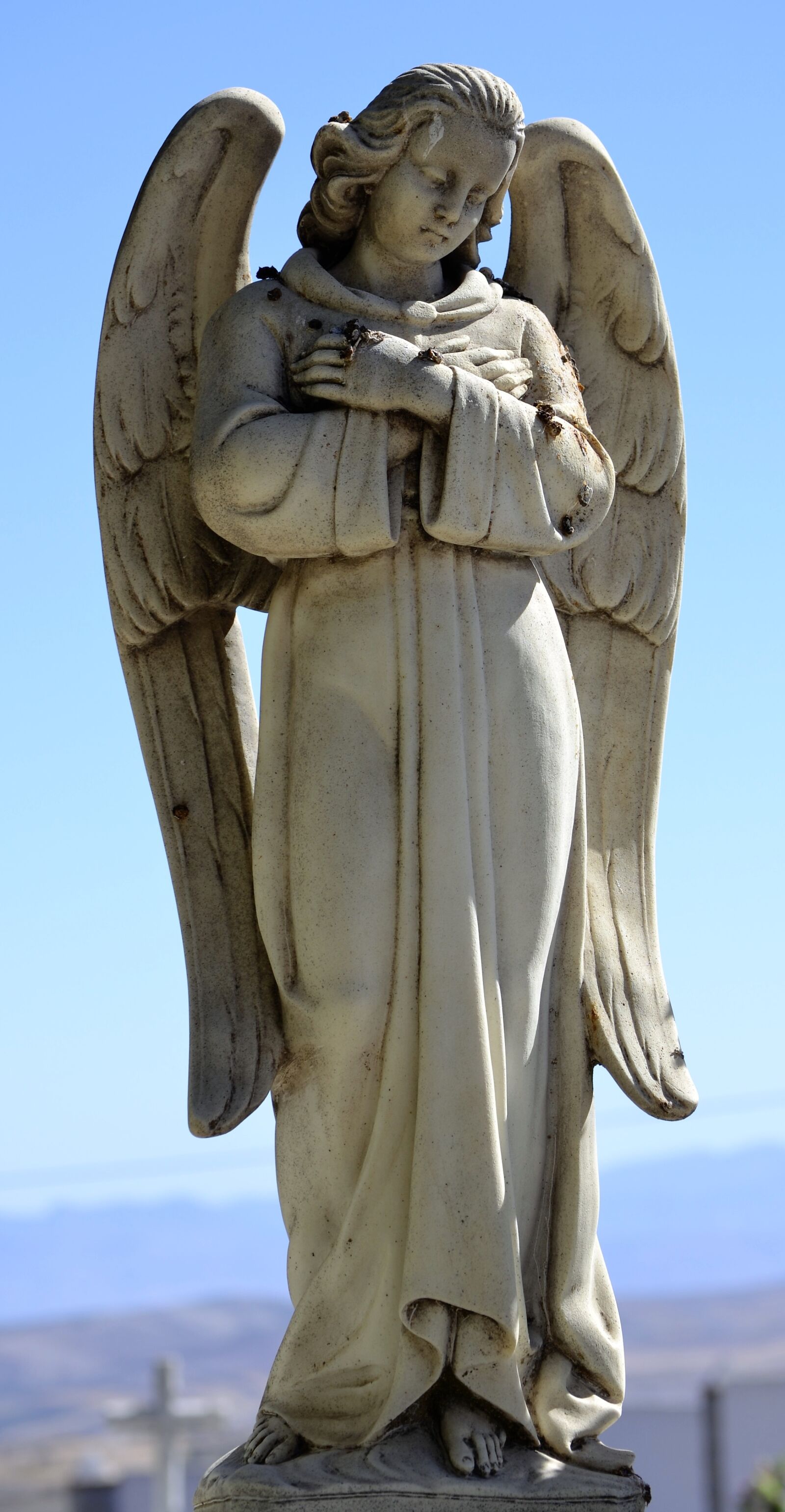 Nikon D3100 sample photo. Cemetery, angel, sculpture photography
