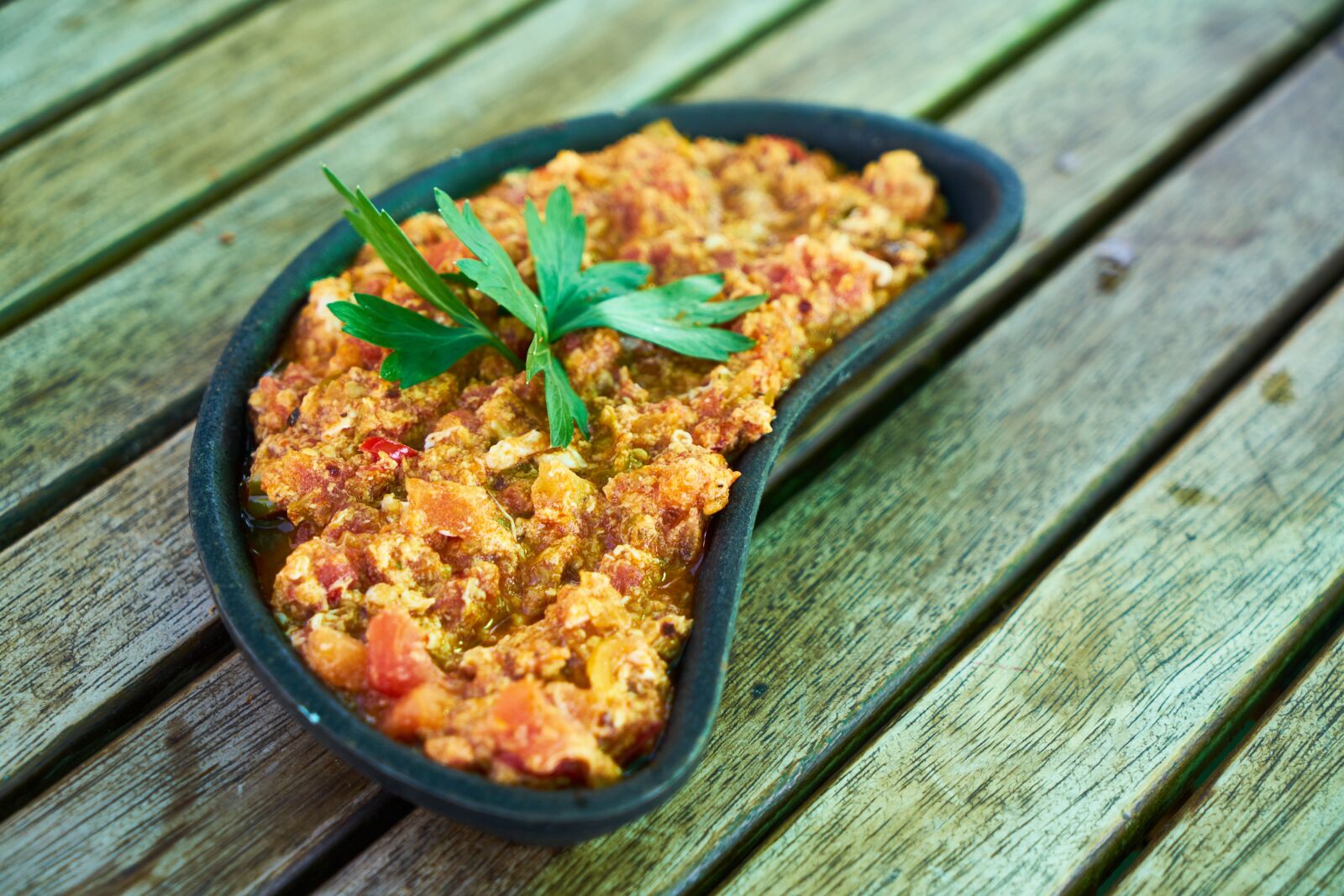 Sony a7R II sample photo. Menemen, egg, omelet photography
