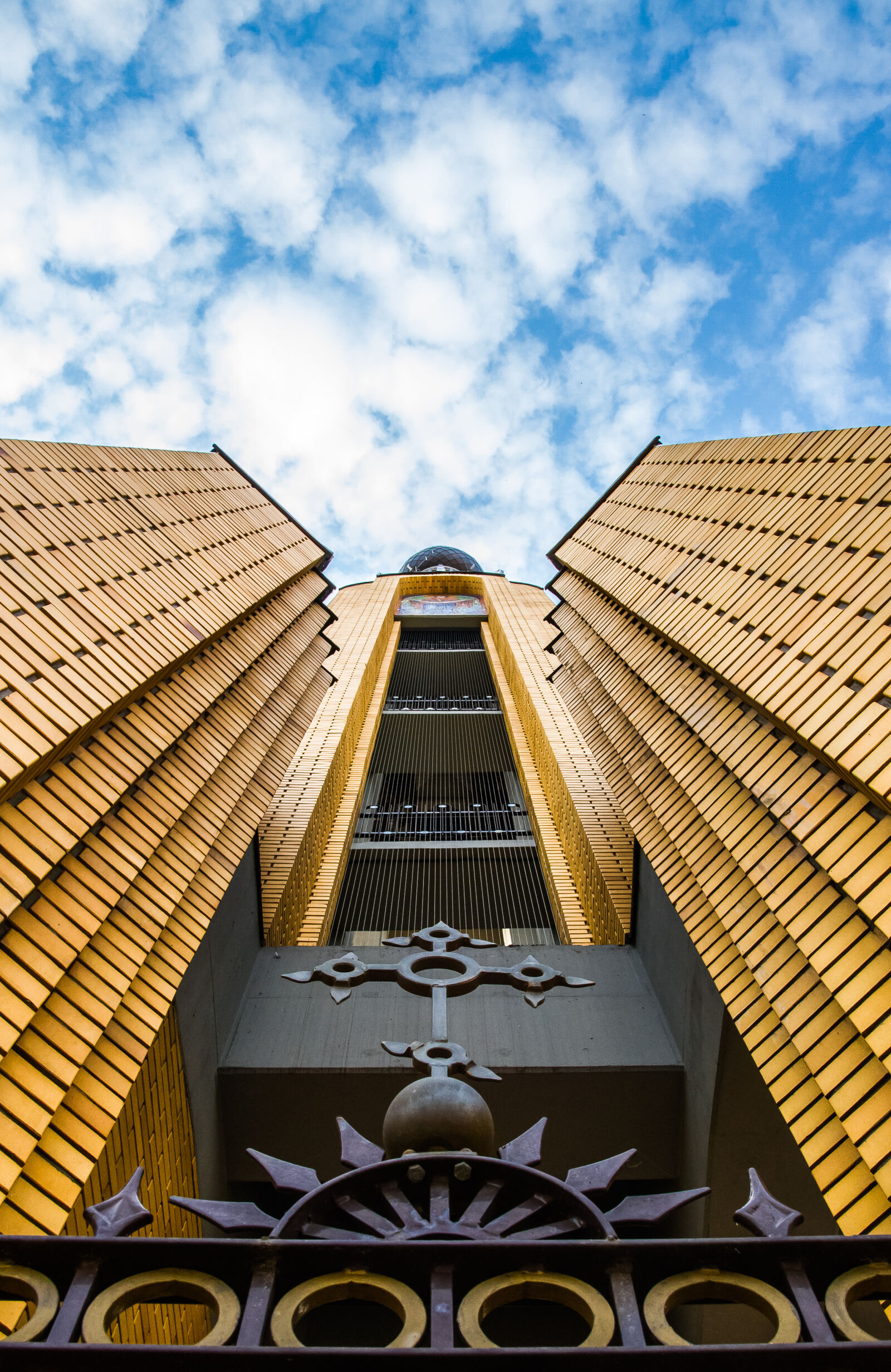 Canon EOS 7D + Sigma 17-70mm F2.8-4 DC Macro OS HSM sample photo. Architecture, brick, building, church photography