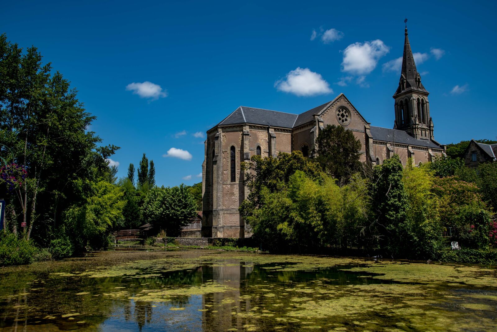 Nikon D750 sample photo. Church, river, water photography